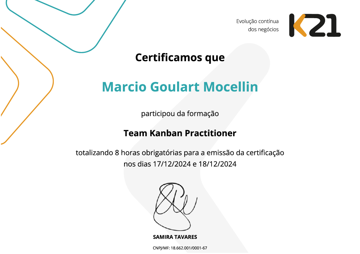 Certificado K21